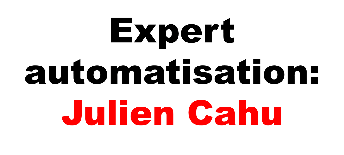 Expert automatisation - Julien Cahu
